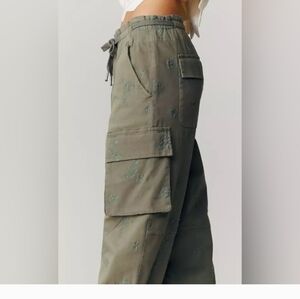Anthropology Olive Cargo Pants with Utility Pockets